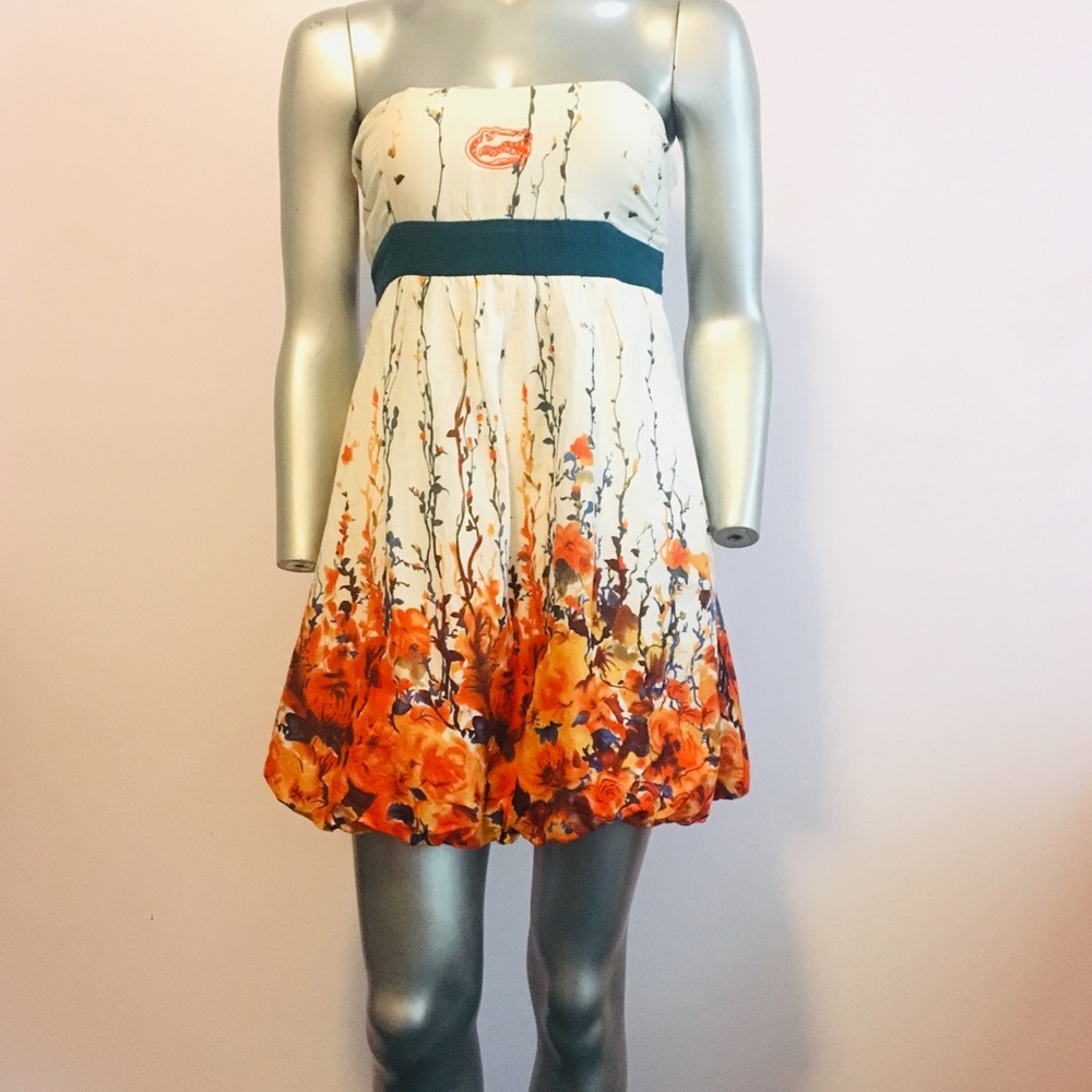 UF Florida Gators logo dress bubble bottom Size S